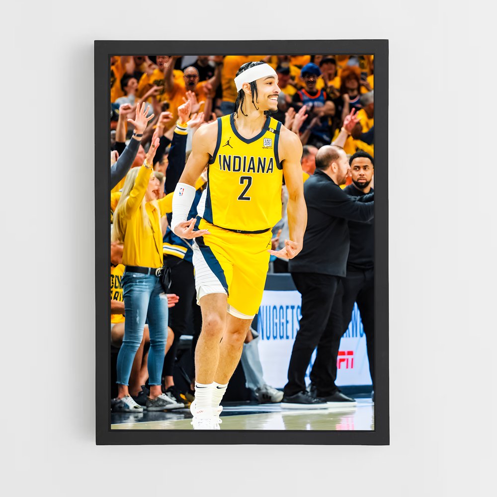 Poster Sur le Parquet – affiche Basketball (vue 2)